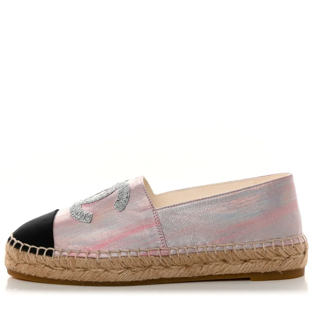 AUTHENTIC CHANEL Espadrilles size 37 - Picture 3 of 10